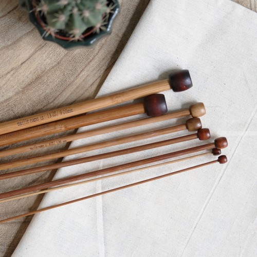 bamboo wood knitting needles
