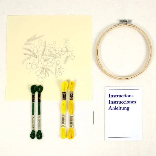 dmc embroidery kit mimosas