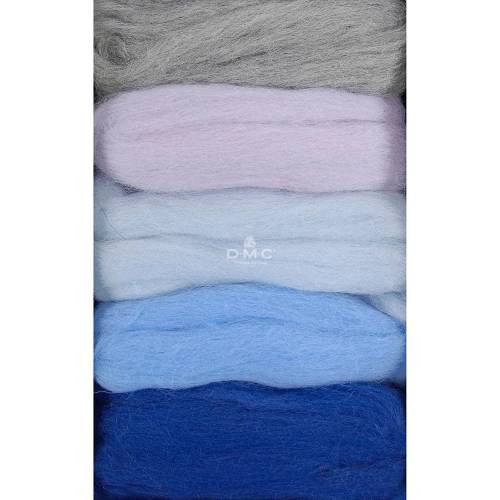 dmc vlna na plstenie - rôzne varianty