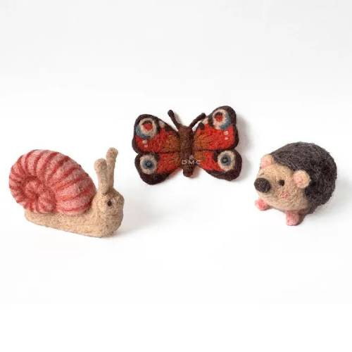 dmc vlna na plstenie - rôzne varianty