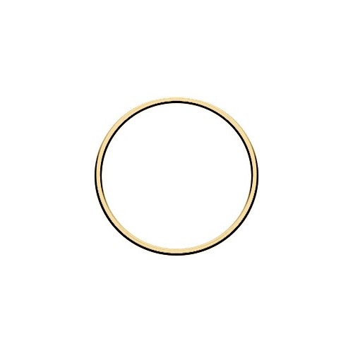 metal ring gold/silver/black/rose gold - gold 10 cm