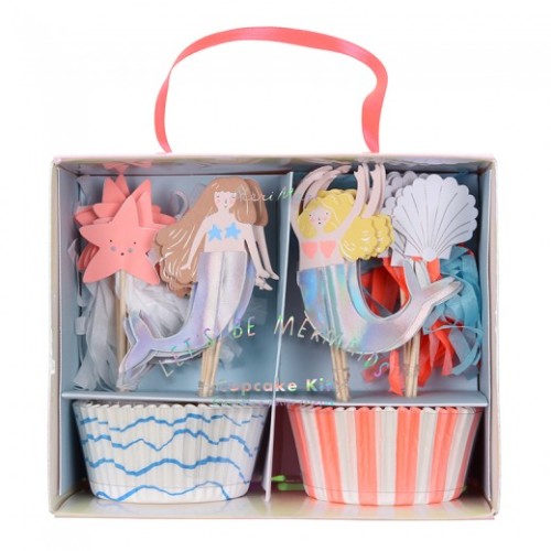 let´s be mermaids cupcake kit