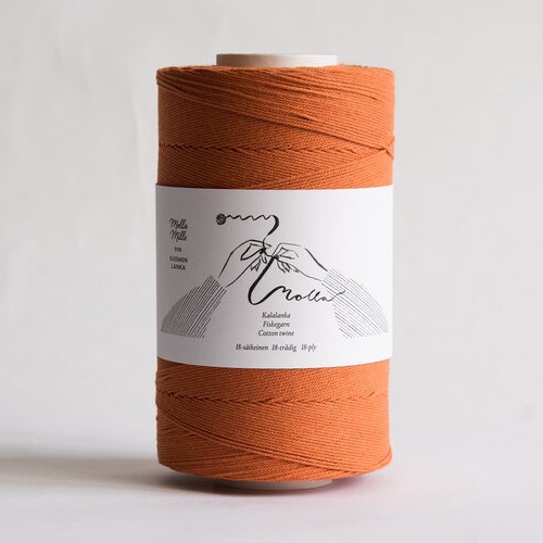 molla mills yarn 18 ply - dusty red