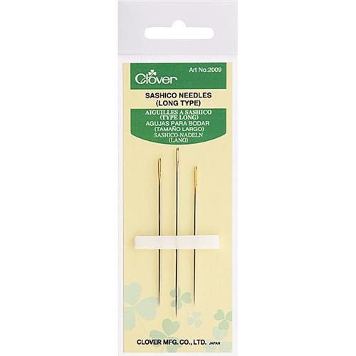 clover sashiko needles long