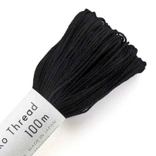 sashiko thread 100 m - 120 black