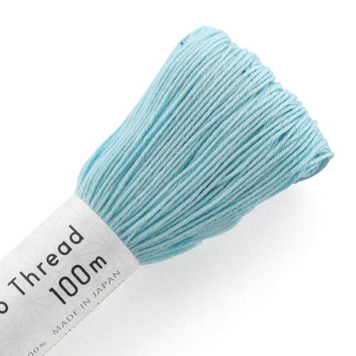 sashiko thread 100 m - 108 light blue