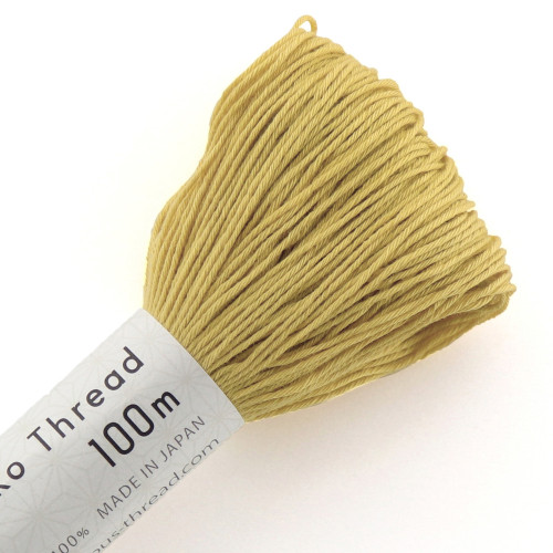 sashiko thread 100 m - 106 straw