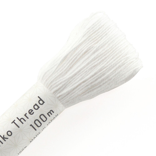 sashiko thread 100 m - 101 white