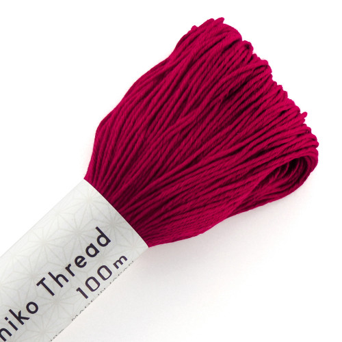 sashiko thread 100 m - 104 red