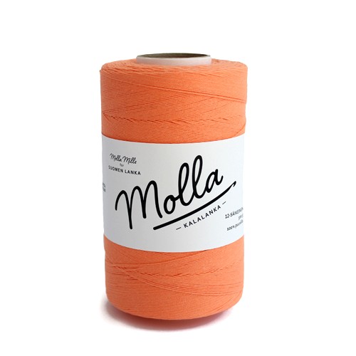 molla mills yarn 12 ply - peach