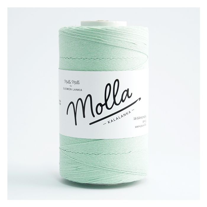 molla mills yarn 12 ply - mint