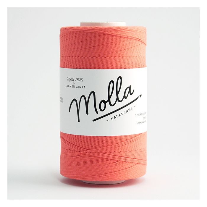 molla mills yarn 12 ply - melon