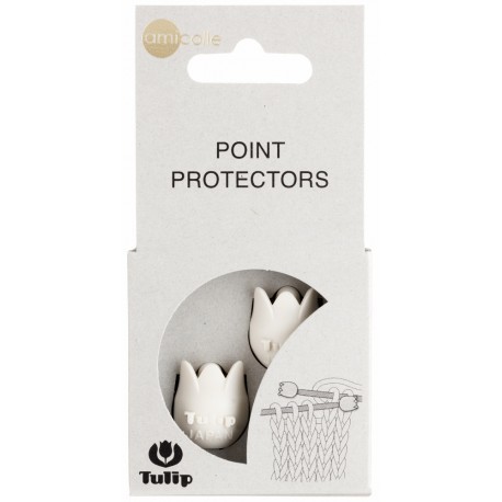 tulip point protectors 4 - 6.5 mm - white tulip point protectors